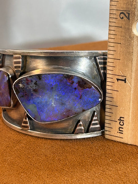 Purple Galaxies Cuff by Victoria Maase Stoll