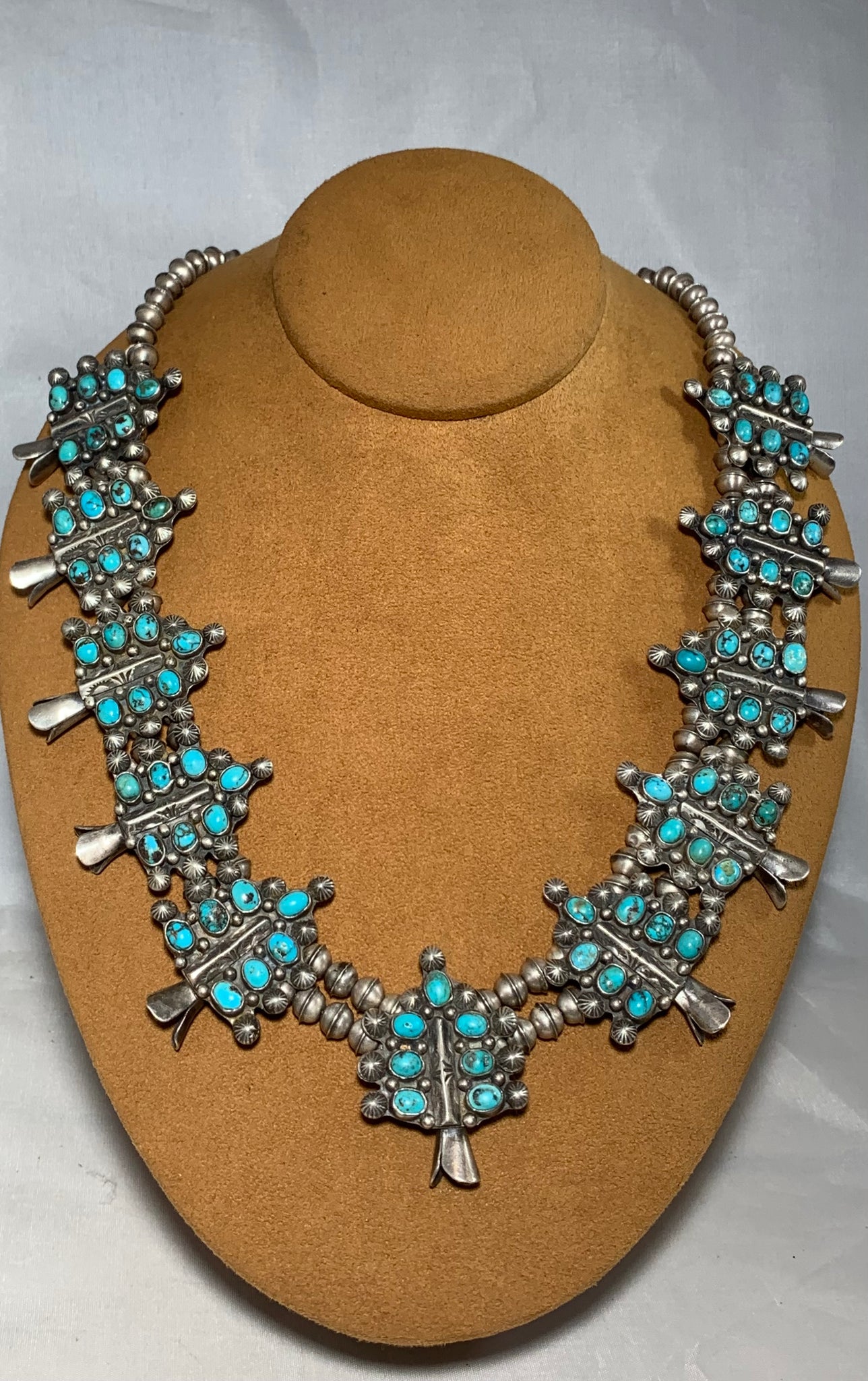 Ornate Navajo Vintage Squash Blossom (Circa 1940s)