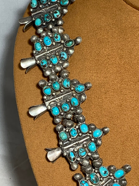 Ornate Navajo Vintage Squash Blossom (Circa 1940s)