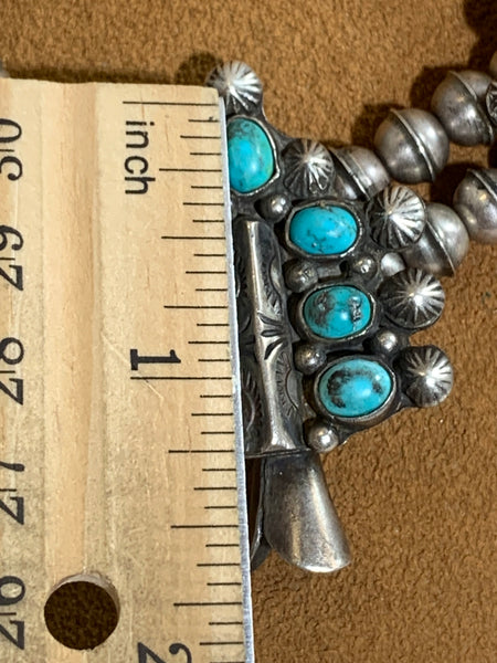 Ornate Navajo Vintage Squash Blossom (Circa 1940s)