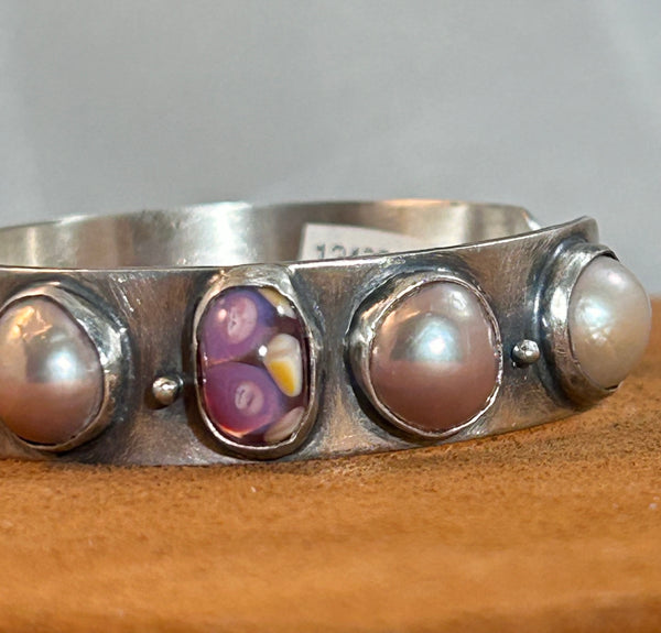 Pearly Whimsy Cuff by Victoria Maase Stoll