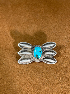 Small Bow Vintage Navajo Pin circa 1940s