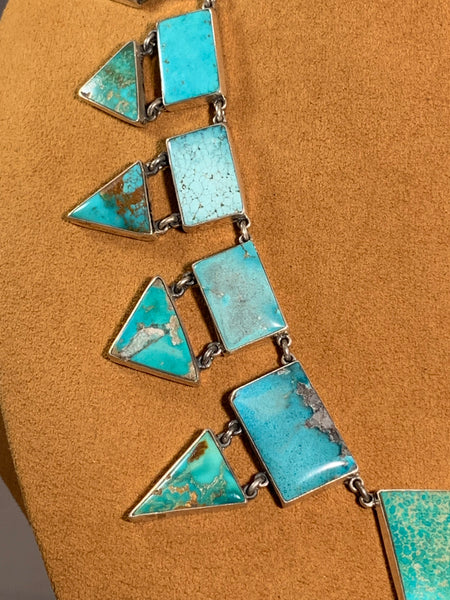 Geometric Turquoise Necklace by Federico