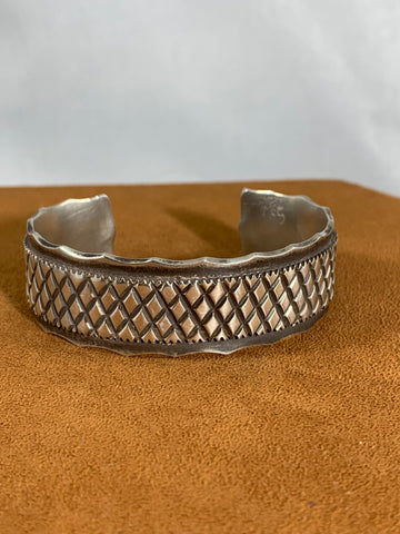Checkered Ribbon Cuff by Clif Doran