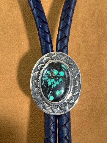 New Lander Turquoise Bolo by Rick Montaño