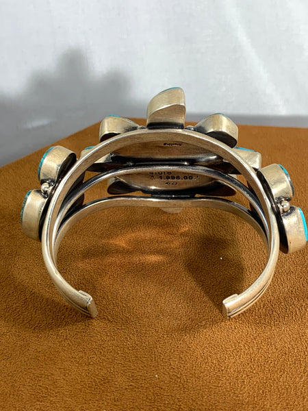 Kingman Cluster Cuff from Kevin Randall Studios by Curtis Pete