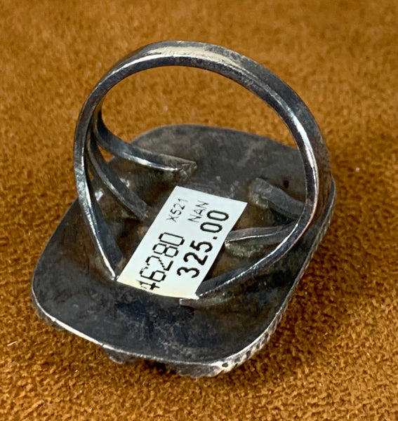 Vintage 4 Stone Rope Ring
