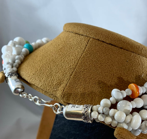 Howlite and Multi-Stone Necklace by Don Lucas