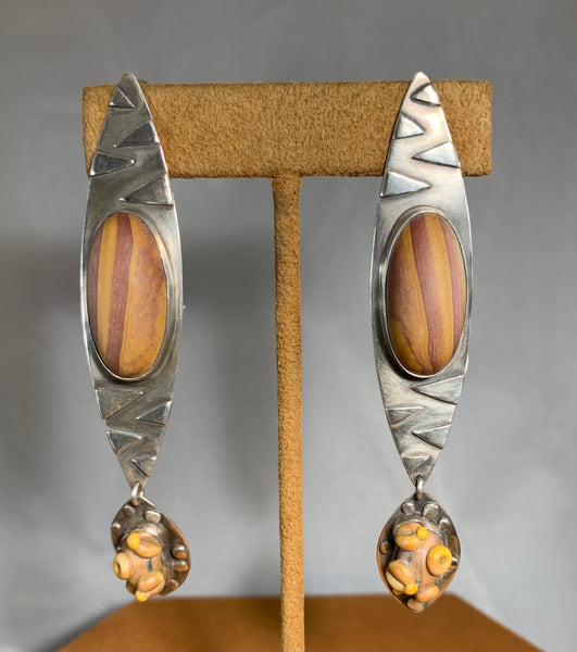 Clíp Rhyolite Earrings by Victoria Maase Stoll