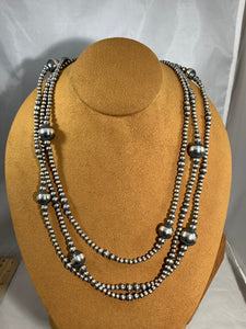 6 Foot Navajo Bead Necklace by First American Traders