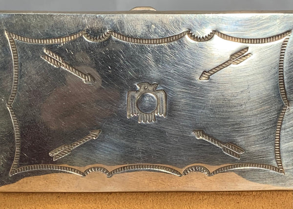 Thunderbird Sterling Silver Box by Tom DeWitt