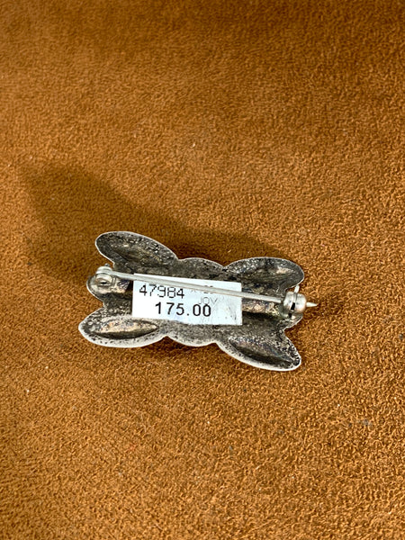 Small Bow Vintage Navajo Pin circa 1940s