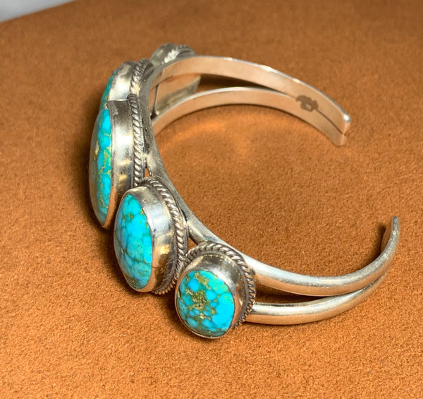 Kingman Turquoise Cuff by Don Lucas