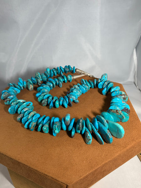 Vintage Turquoise Nugget Necklace