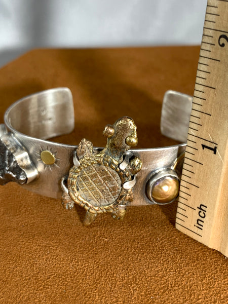 Antique Turtle and Meteorite by Victoria Maase Stoll