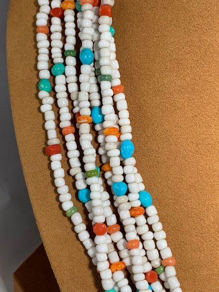 Multi-Stone Howlite Necklace by Don Lucas