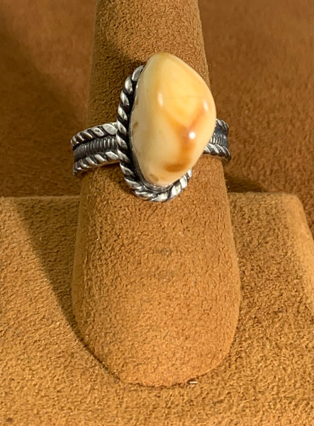 Elk Tooth Ring by Emily Peck
