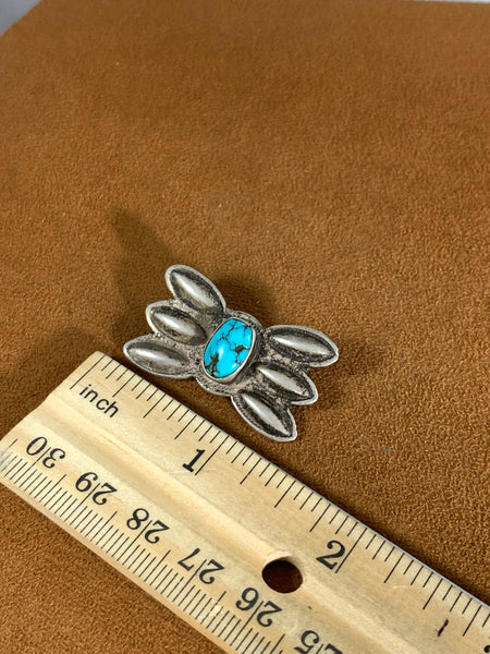 Small Bow Vintage Navajo Pin circa 1940s