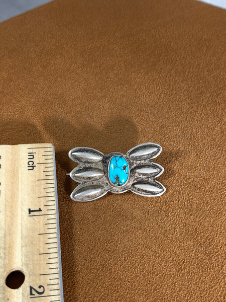 Small Bow Vintage Navajo Pin circa 1940s