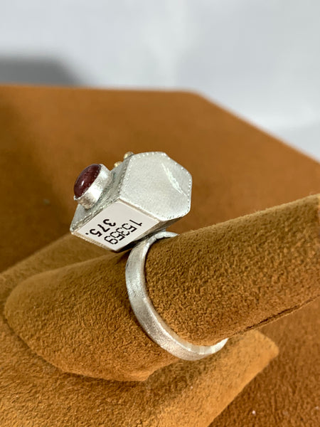 Two Stone Ring by Shawn Bluejacket