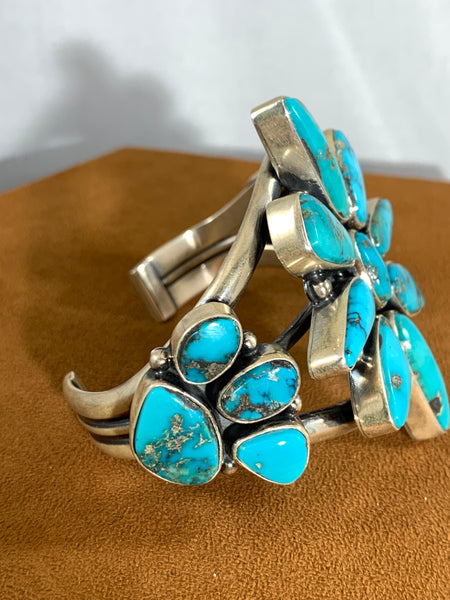 Kingman Cluster Cuff from Kevin Randall Studios by Curtis Pete