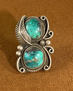 Pinky Vintage Royston Turquoise Ring