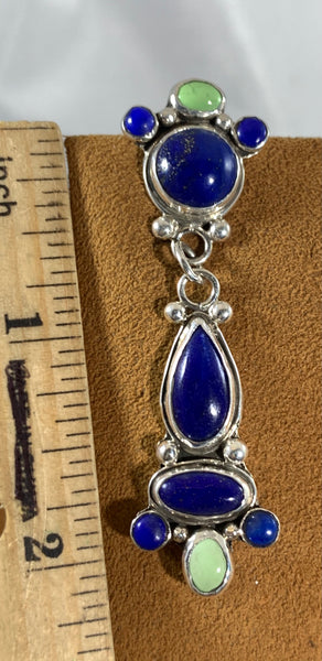 Fancy Lapis Earrings by Hal and Margie Hiestand