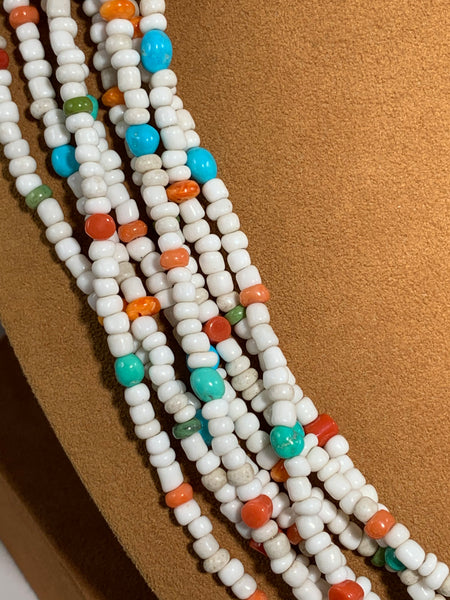 Multi-Stone Howlite Necklace by Don Lucas